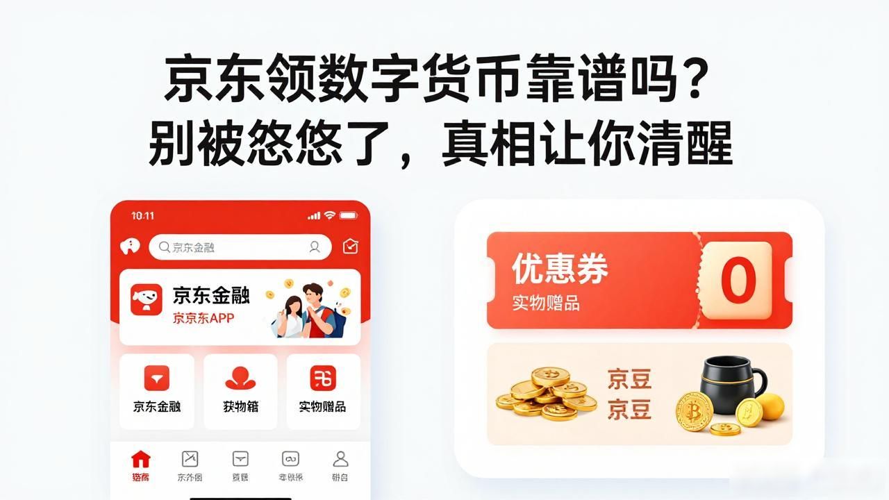 京东平台数字货币领取陷阱_警惕京东福利第三方链接诈骗_领数字货币京东