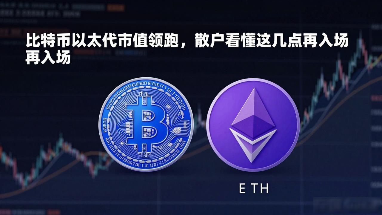 比特币以太坊市值领跑，散户看懂这几点再入场