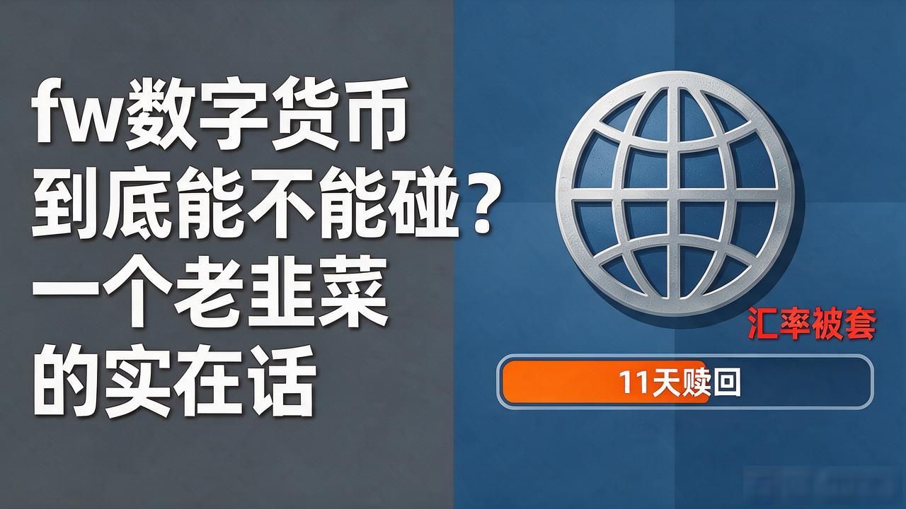 fw数字货币到底能不能碰？一个老韭菜的实在话