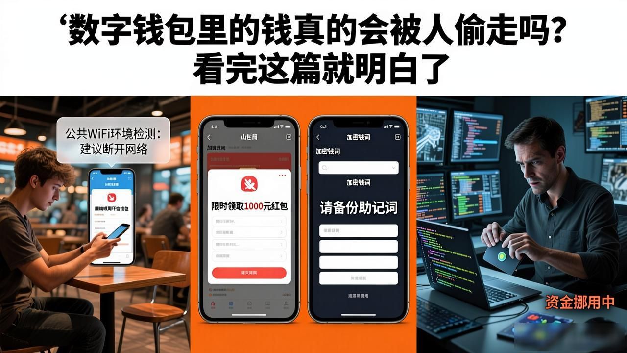 数字钱包里的钱真的会被人偷走吗？看完这篇就明白了