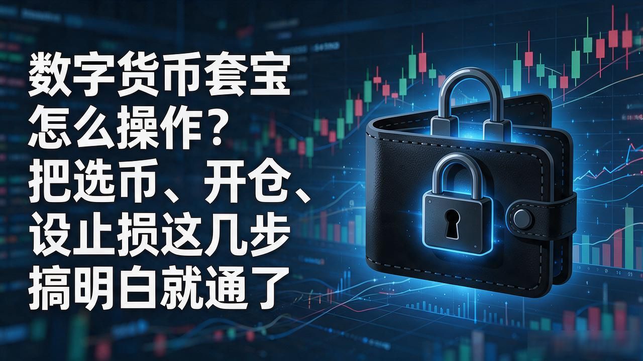 数字货币套宝怎么操作？把选币、开仓、设止损这几步搞明白就通了