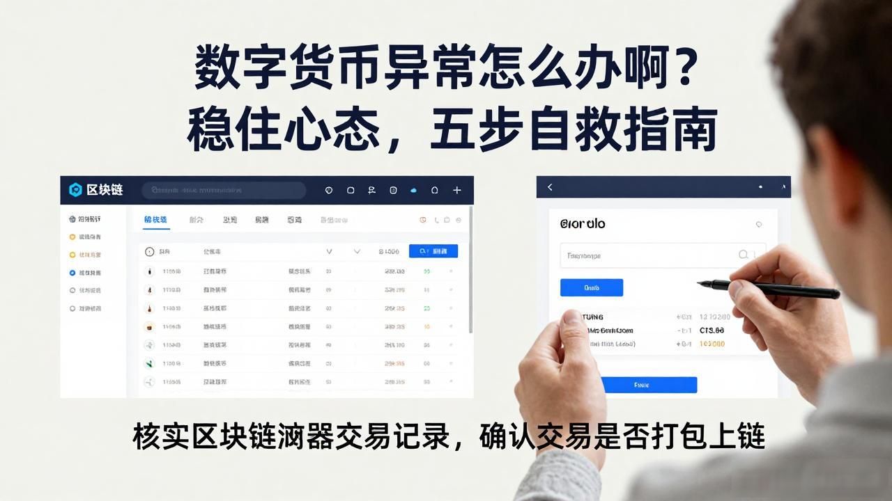 数字货币异常怎么办啊_数字货币交易异常处理_冷静应对交易故障