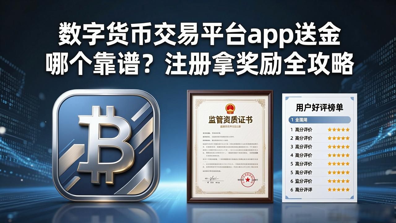 数字货币交易平台app送金 哪个靠谱？注册拿奖励全攻略