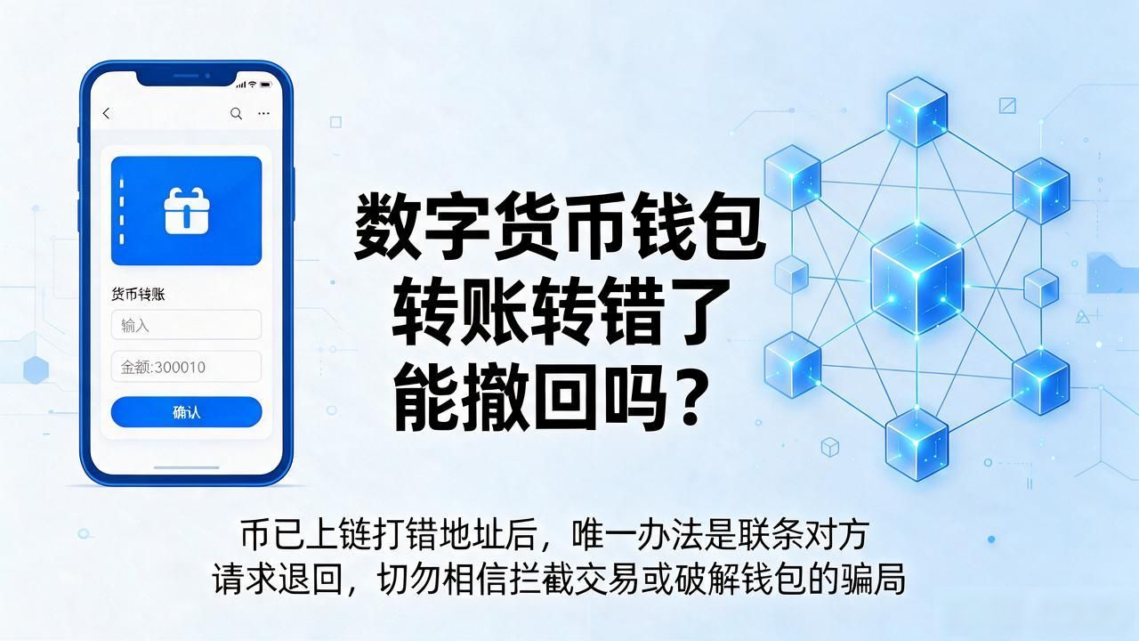 数字货币钱包转账转错了能撤回吗，撤回机制和补救办法给你说透