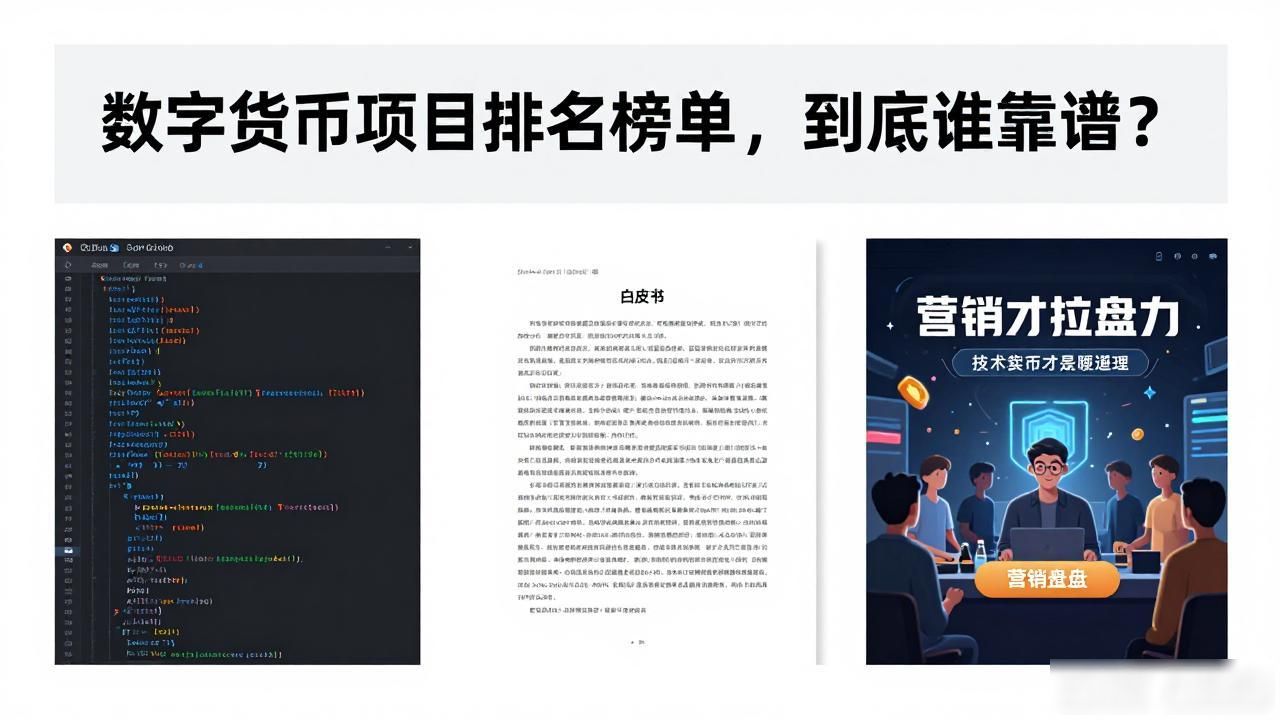 数字货币项目排名榜单_数字货币项目排名榜单背后的逻辑_数字货币项目技术实力判断方法