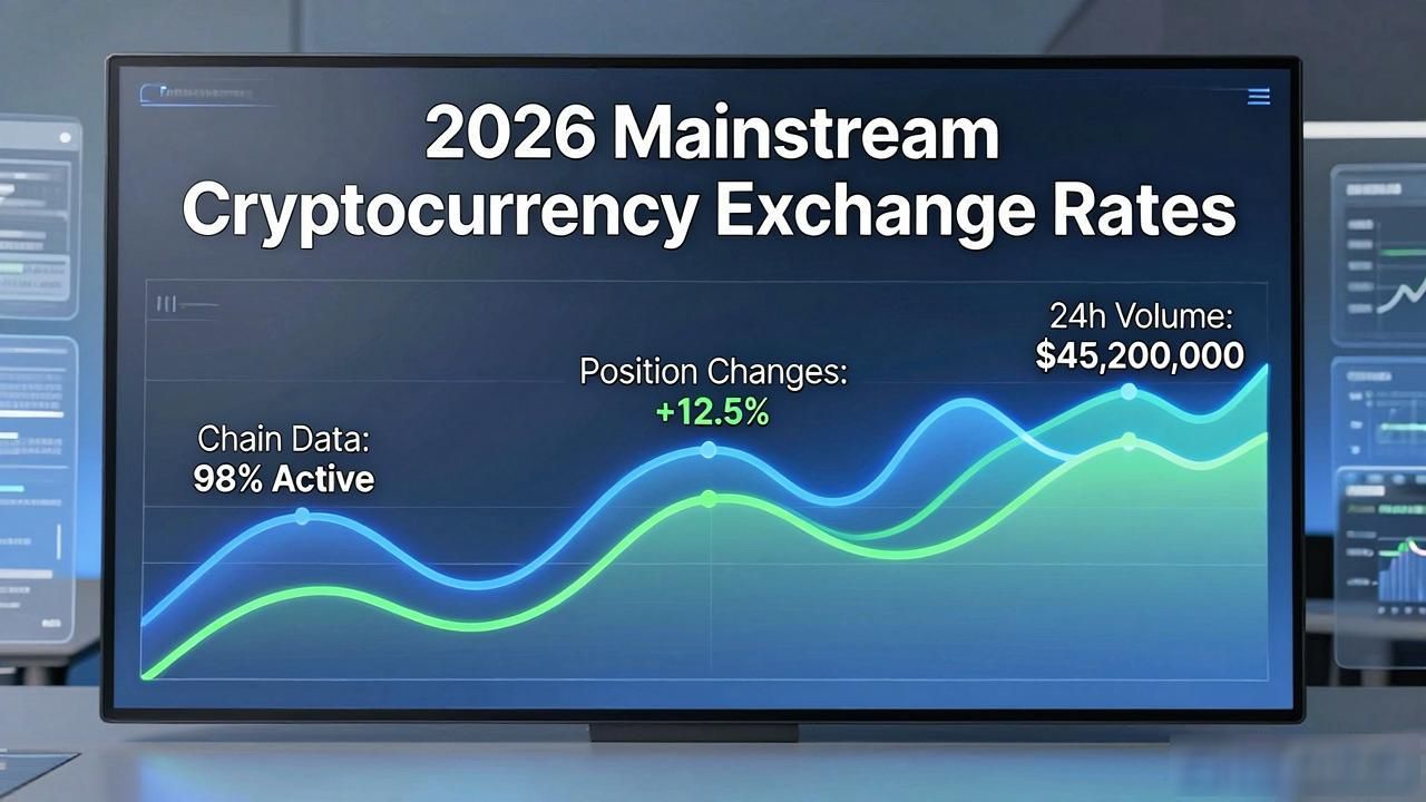 数字货币汇率多少？2026年主流币种最新行情参考