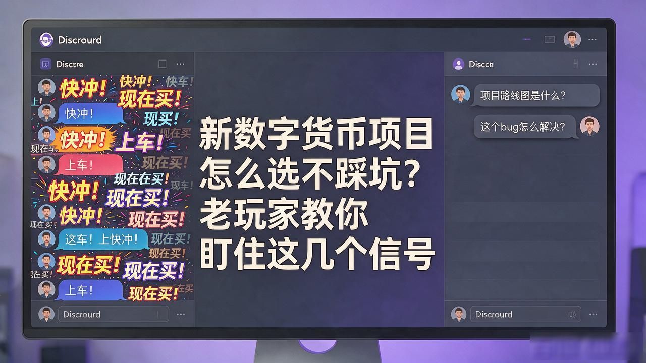 新数字货币项目怎么选不踩坑？老玩家教你盯住这几个信号