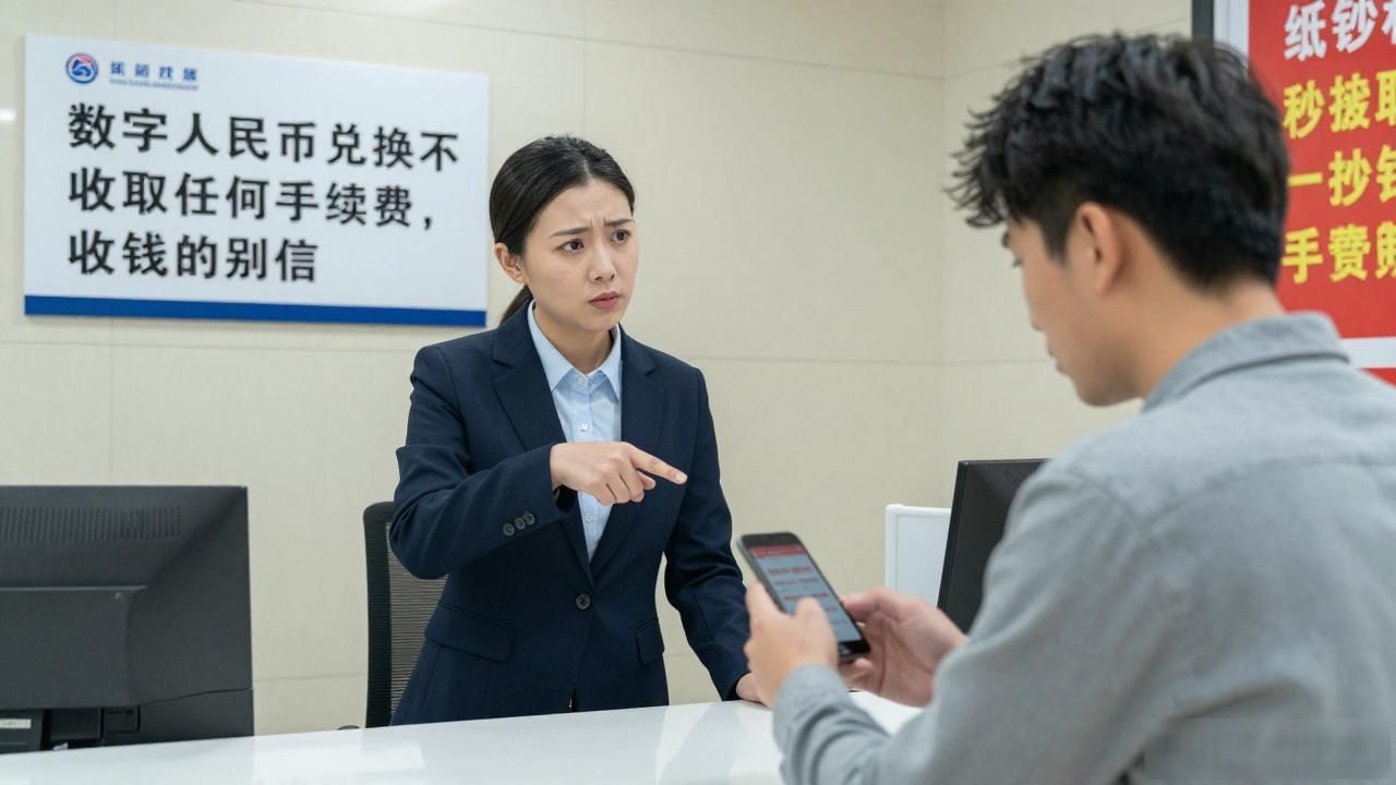 纸钞换数字货币到底怎么操作？干了二十年柜台的人给你说句掏心话