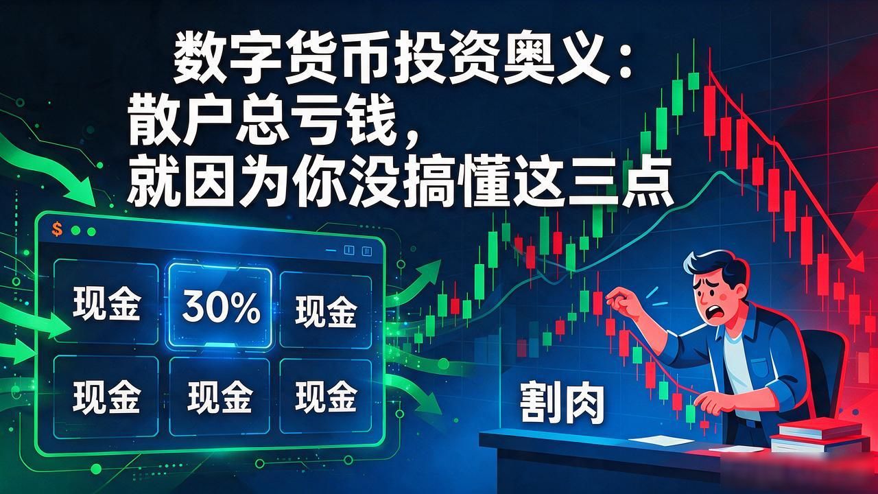 数字货币投资奥义：散户总亏钱，就因为你没搞懂这三点