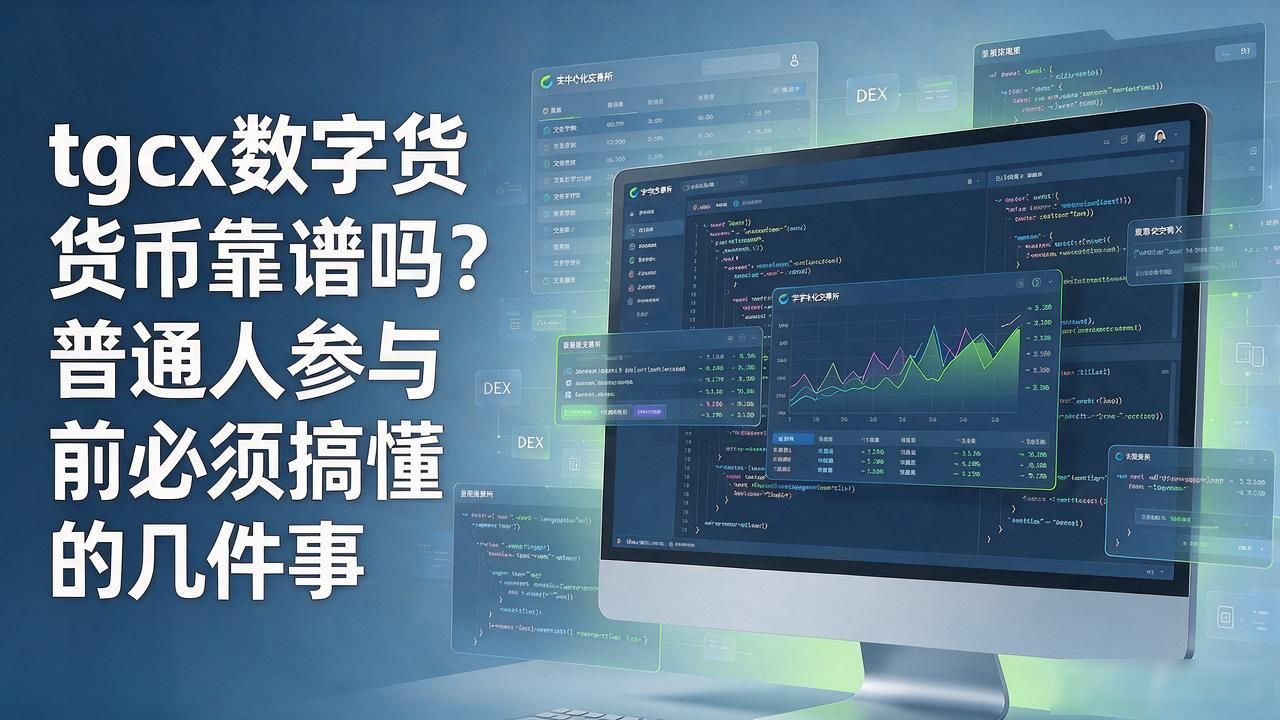 tgcx数字货币靠谱吗？普通人参与前必须搞懂的几件事