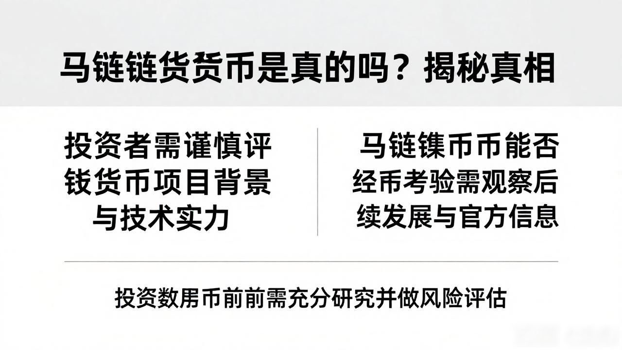 马链数字货币是真的吗_马链数字货币真实性_马链数字货币安全性