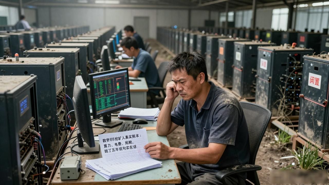 数字货币挖矿人真实账本：算力、电费、周期，跑了五年说句实在话