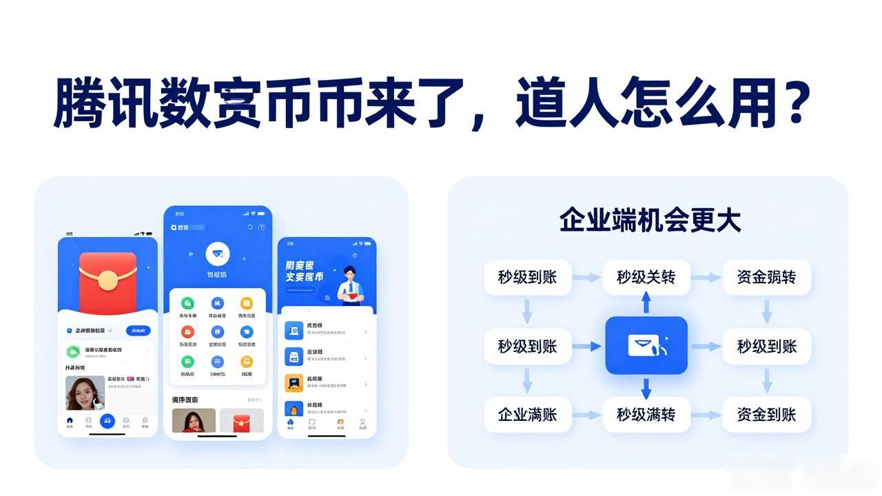 腾讯数字货币的特点_腾讯数字货币发行_腾讯数字货币对企业的影响