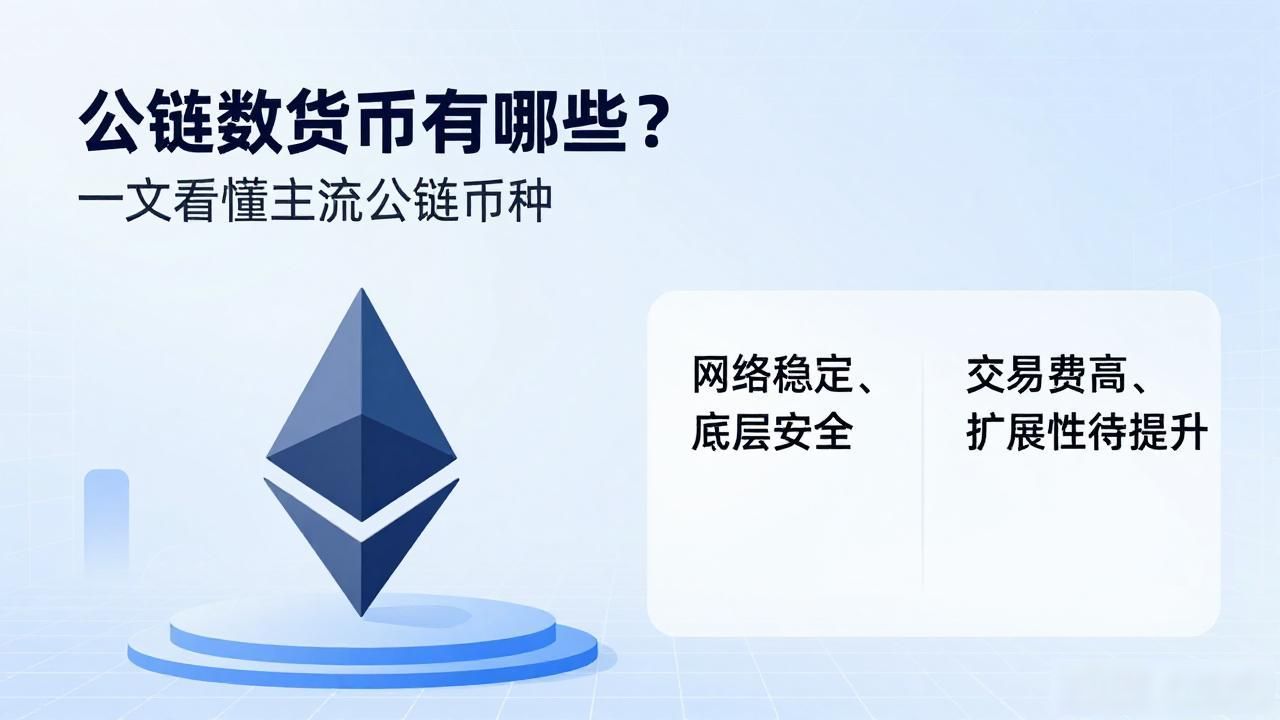 公连数字货币有哪些？一文看懂主流公链币种