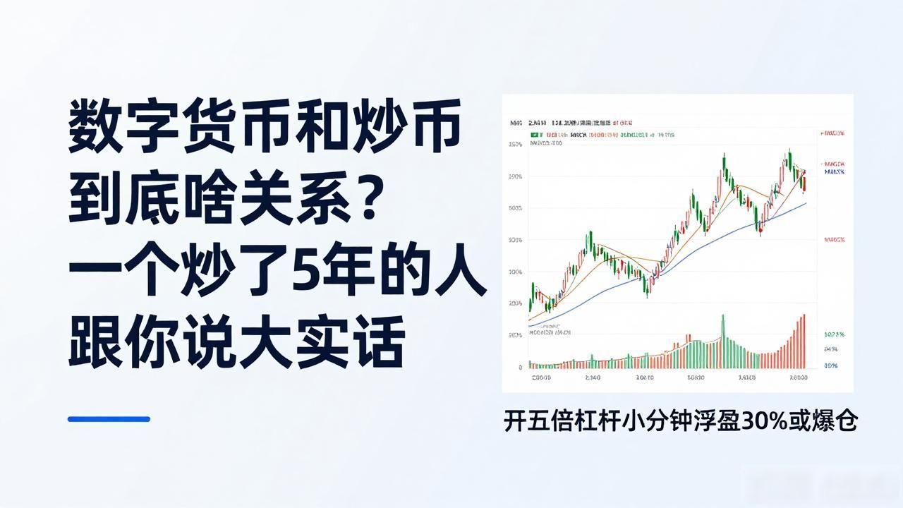 数字货币和炒币到底啥关系？一个炒了5年的人跟你说大实话