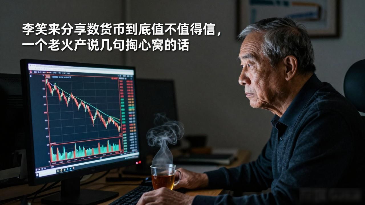 李笑来分享数字货币到底值不值得信，一个老散户说几句掏心窝的话