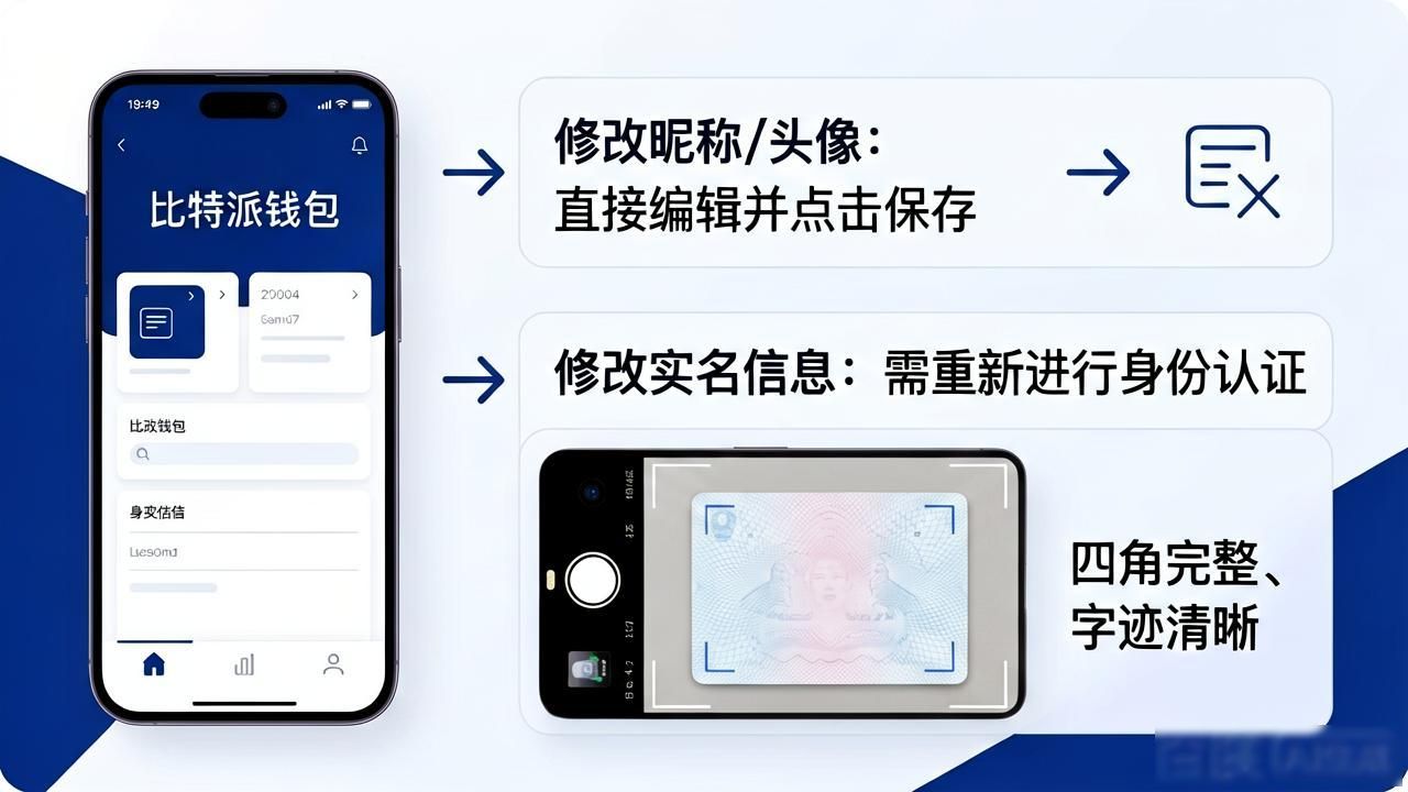比特派钱包身份认证流程_如何在比特派钱包中更新个人信息？_更新比特派钱包个人信息