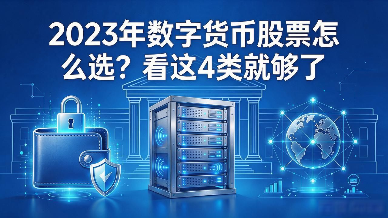2023年数字货币股票怎么选？看这4类就够了