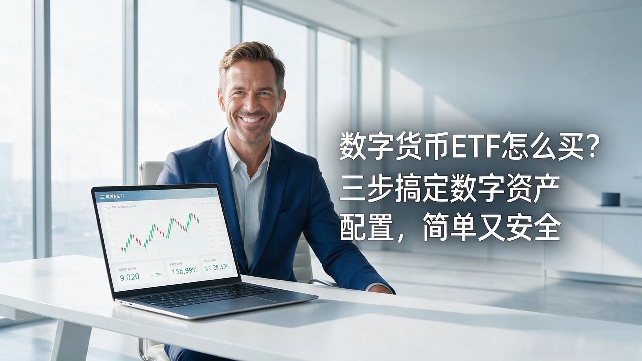 数字货币ETF怎么买？三步搞定数字资产配置，简单又安全
