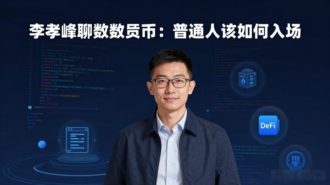 李孝峰聊数字货币：普通人该如何入场