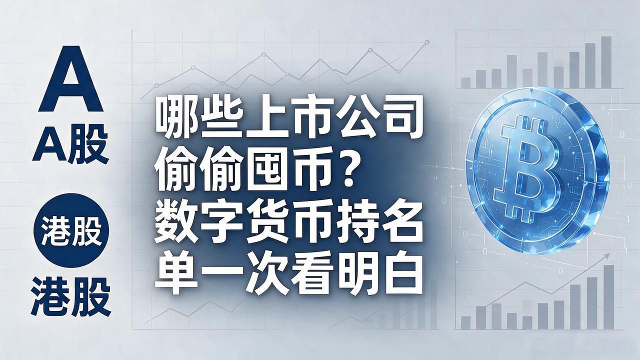 哪些上市公司偷偷囤币？数字货币持仓名单一次看明白